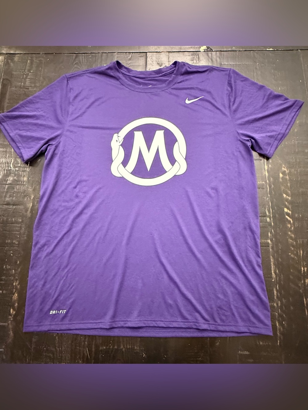 Nike Mamba Sports Academy Kobe Bryant Men’s Purple XL T Shirt Dri Fit Lakers NEW